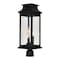 Cwi Lighting Milford 3 Light Outdoor Black Lantern Head 0418PT7L-3 - alternate 5
